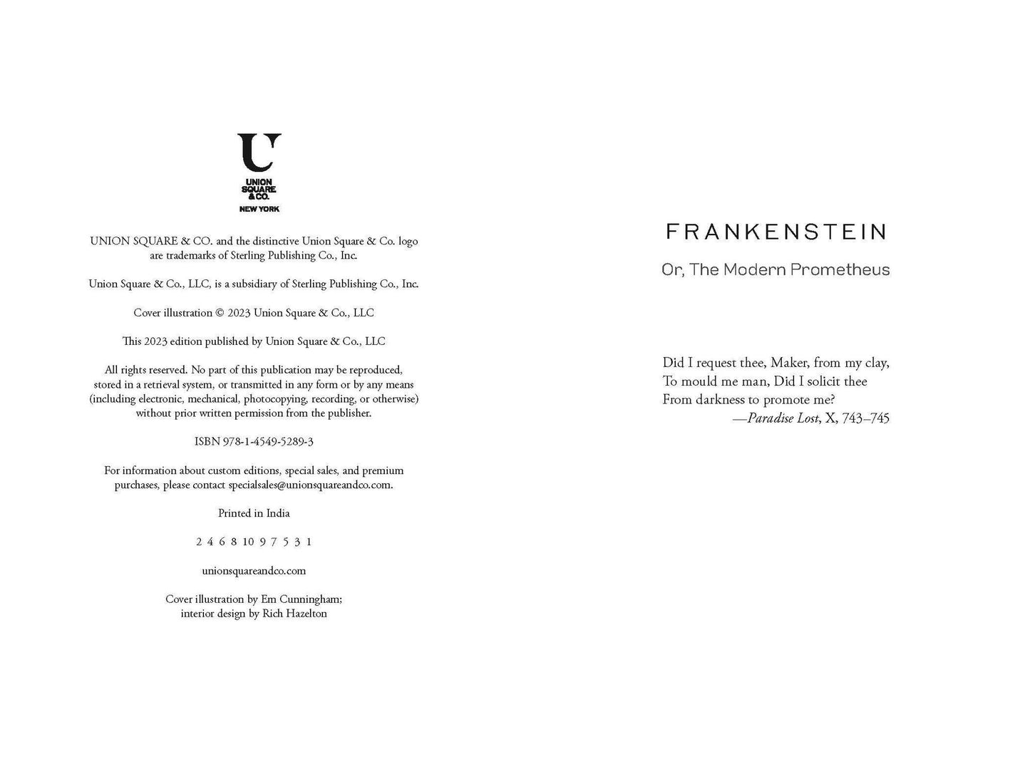 Frankenstein (Special Edition)