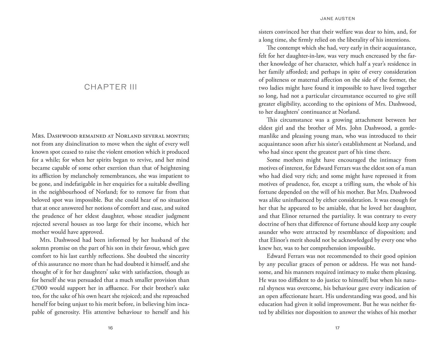 Sense and Sensibility