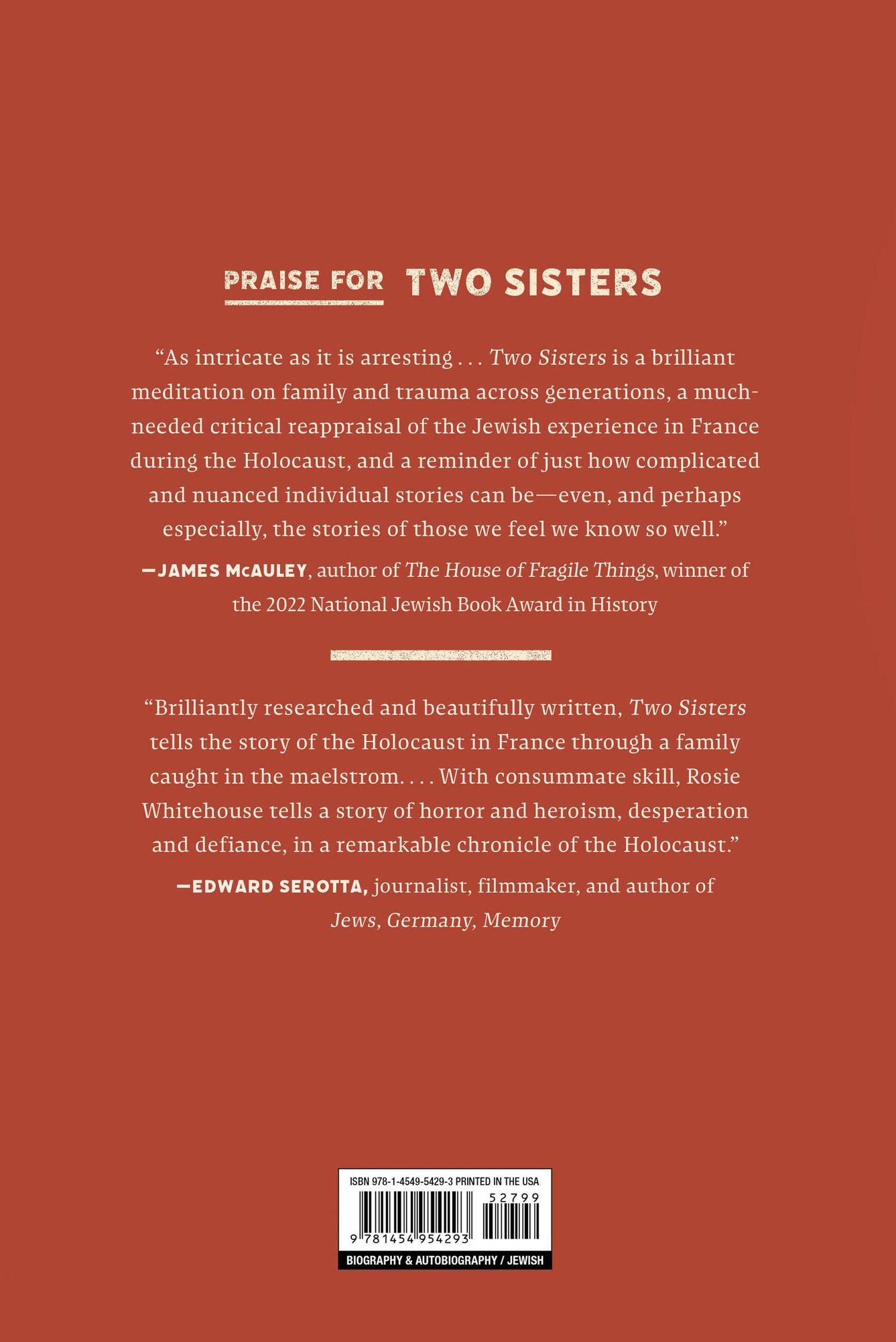 Two Sisters: Betrayal, Love, and Resistance in Wartime France