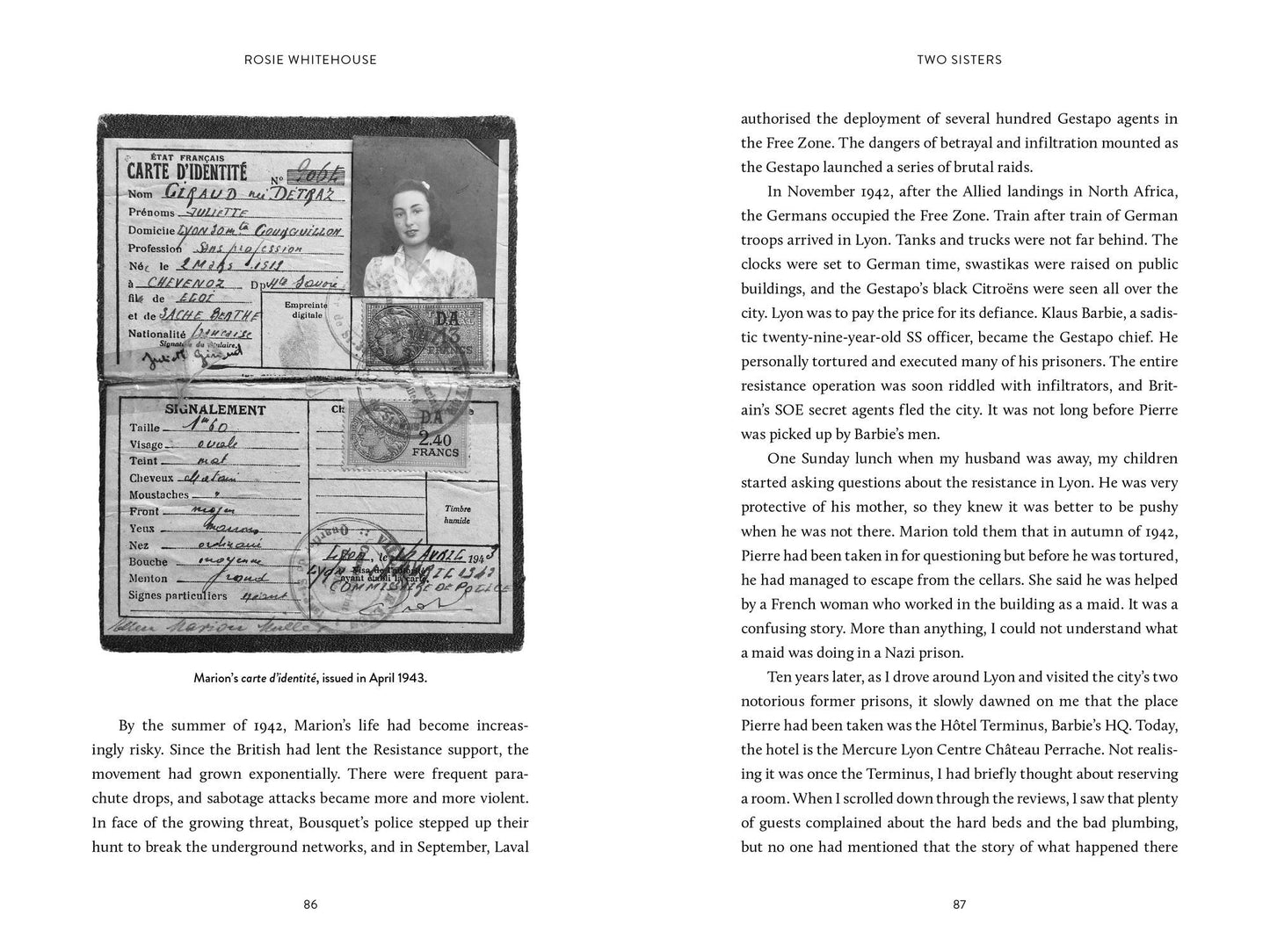 Two Sisters: Betrayal, Love, and Resistance in Wartime France