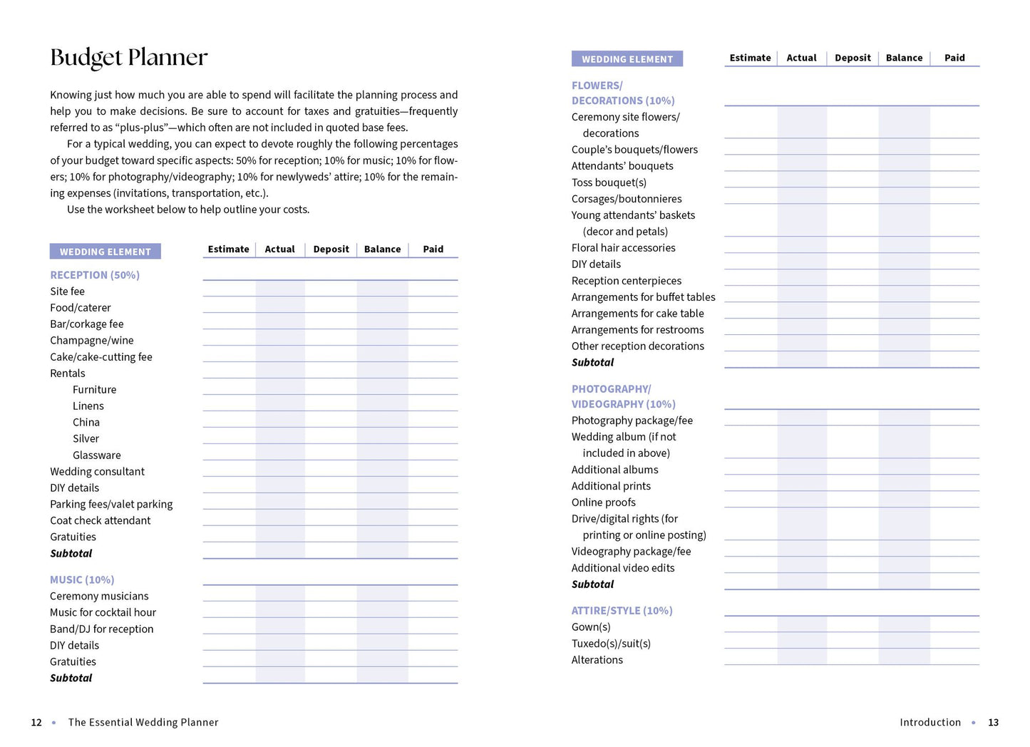 The Essential Wedding Planner Book of Lists: Tools, Task Lists & Tips to Plan Your Perfect Day