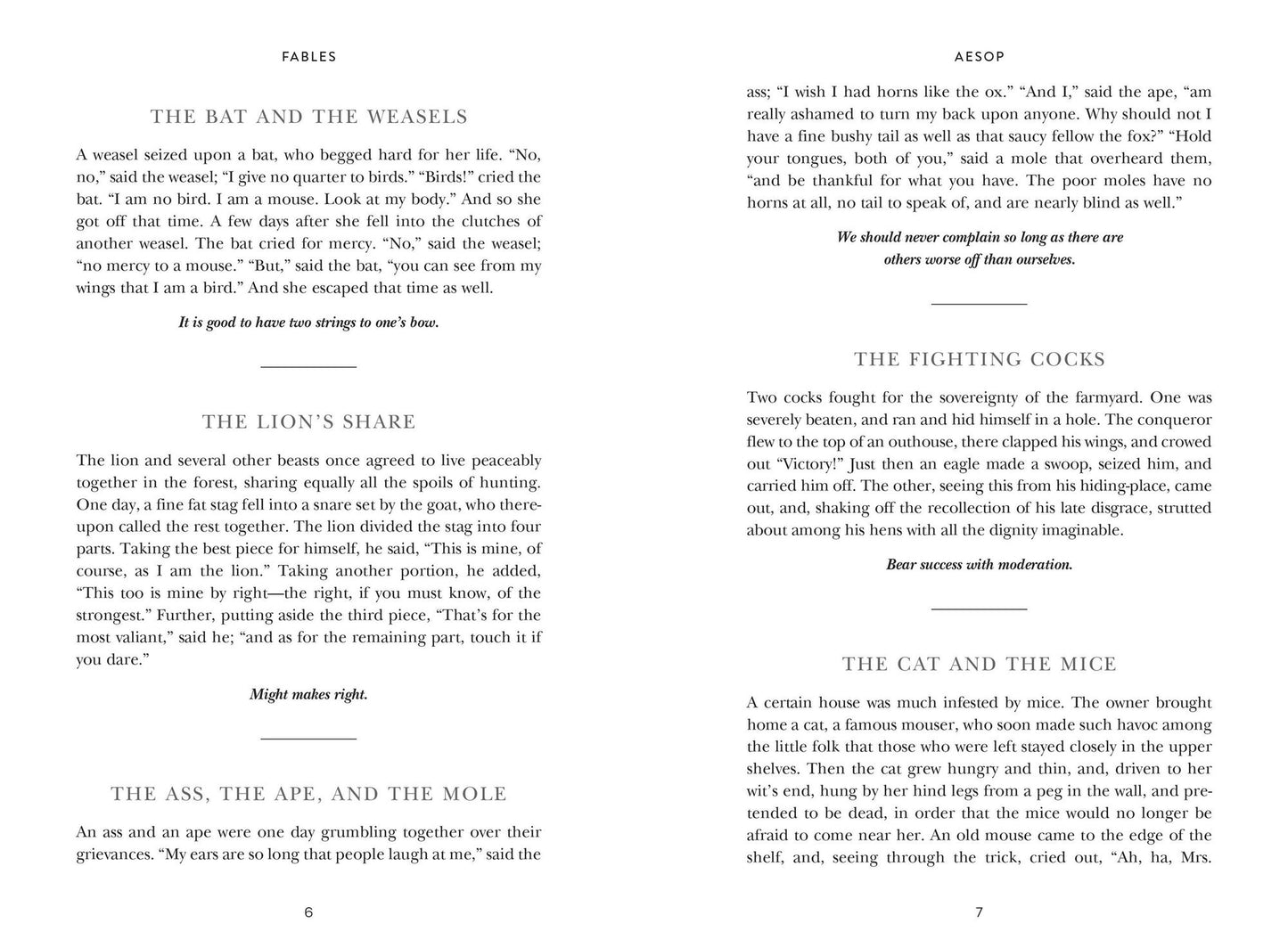 Aesop's Fables (Special Edition)