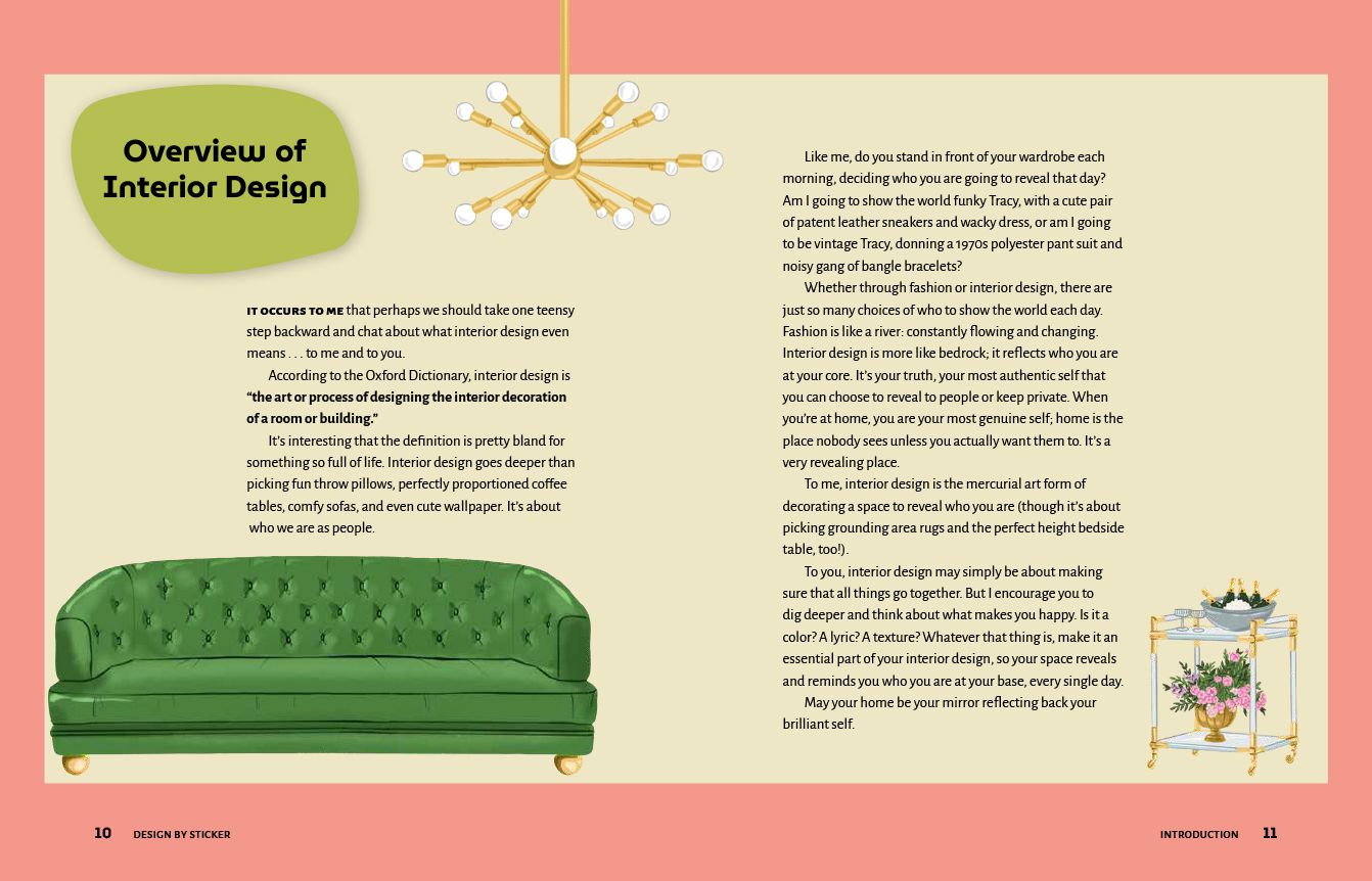 Design by Sticker: An Interior Design Sticker Book for Every Style