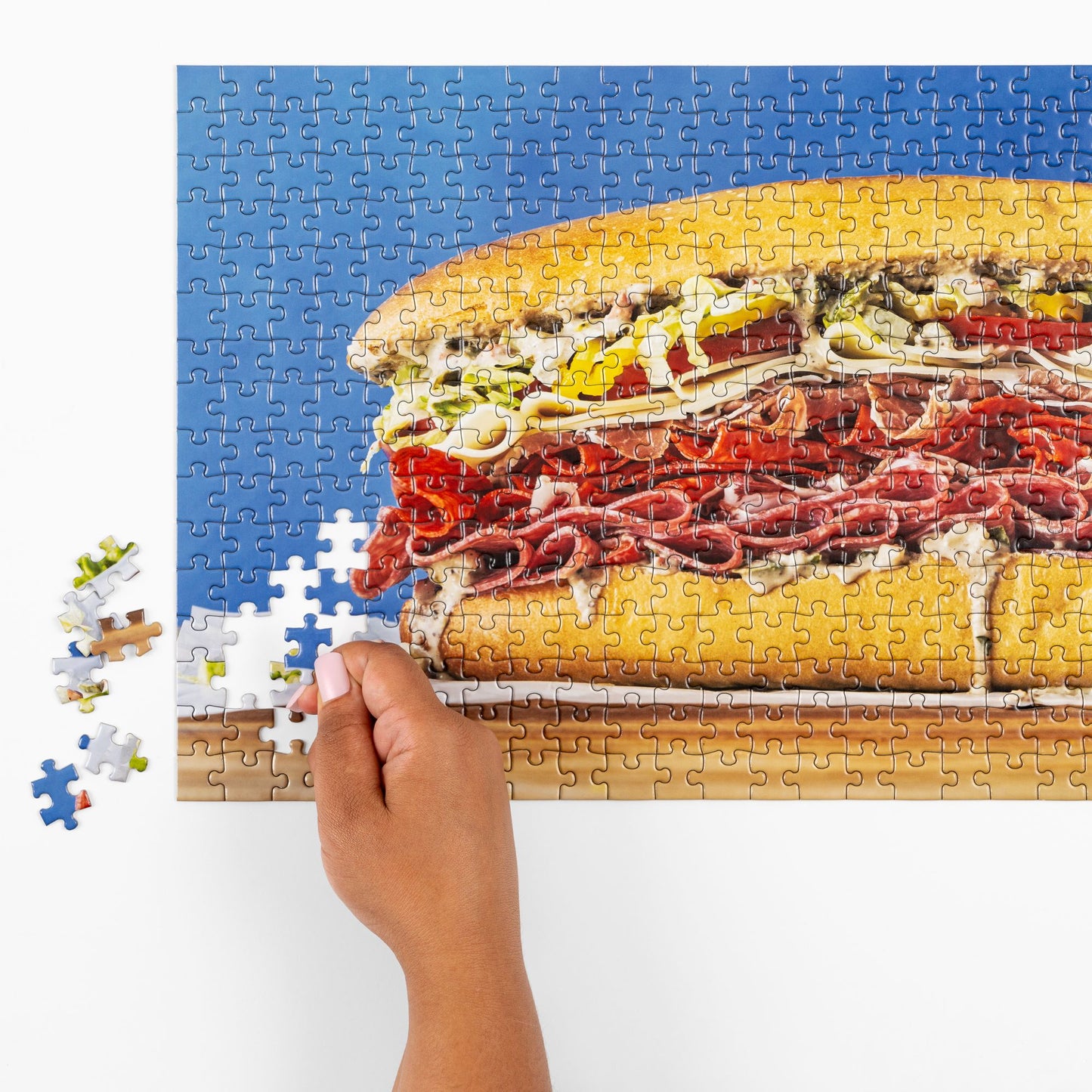The Big Italian Sandwich Puzzle: 560-Piece Jigsaw Puzzle (Based on A Recipe from the Grossy Pelosi Cookbook Let's Eat! by Dan Pelosi)