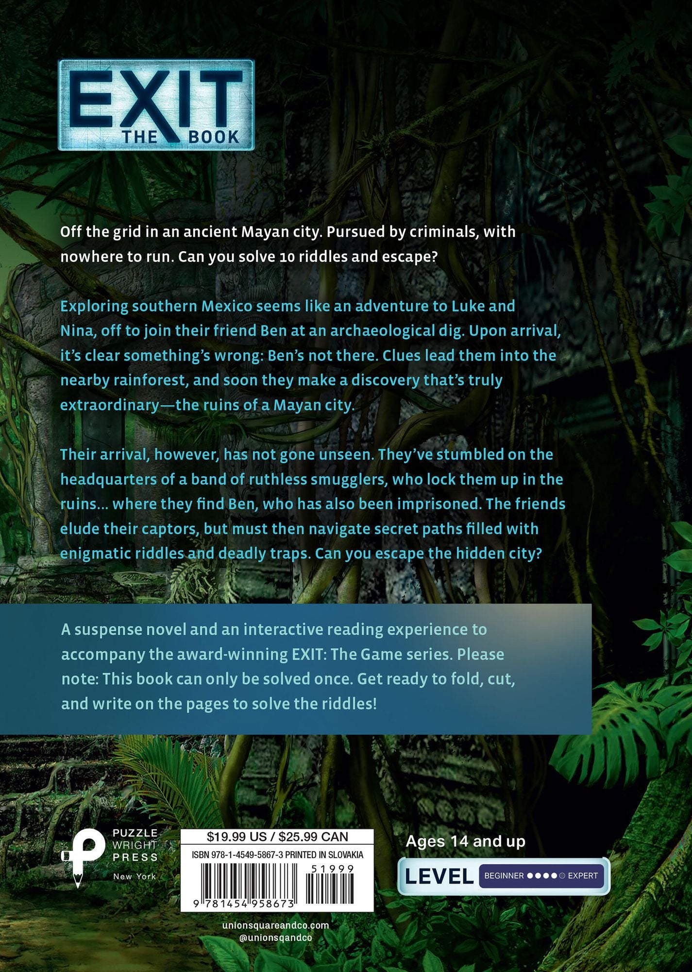EXIT: The Book - The Hidden City: A Puzzle Novel