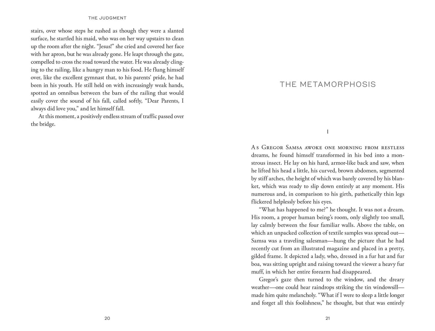 The Metamorphosis & Other Stories