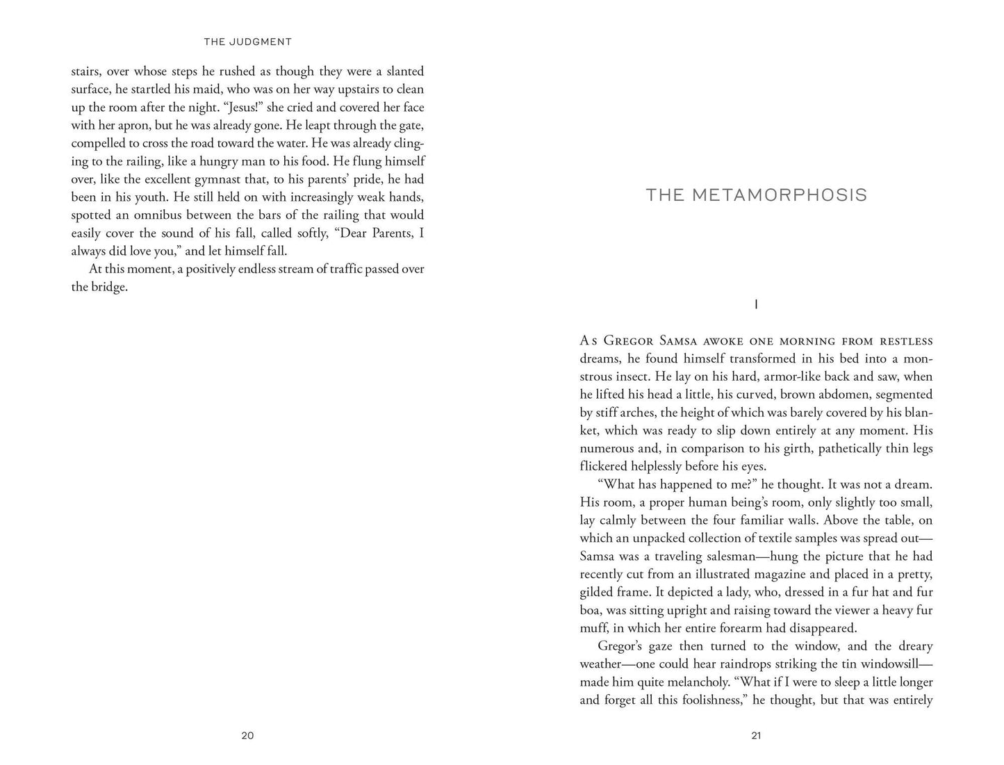 The Metamorphosis & Other Stories
