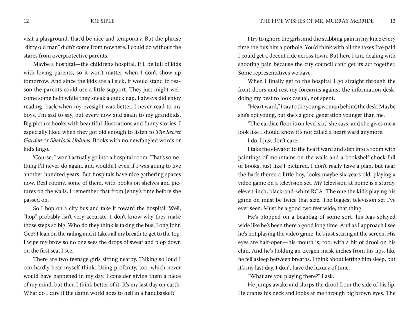 The Five Wishes of Mr. Murray McBride: A Novel