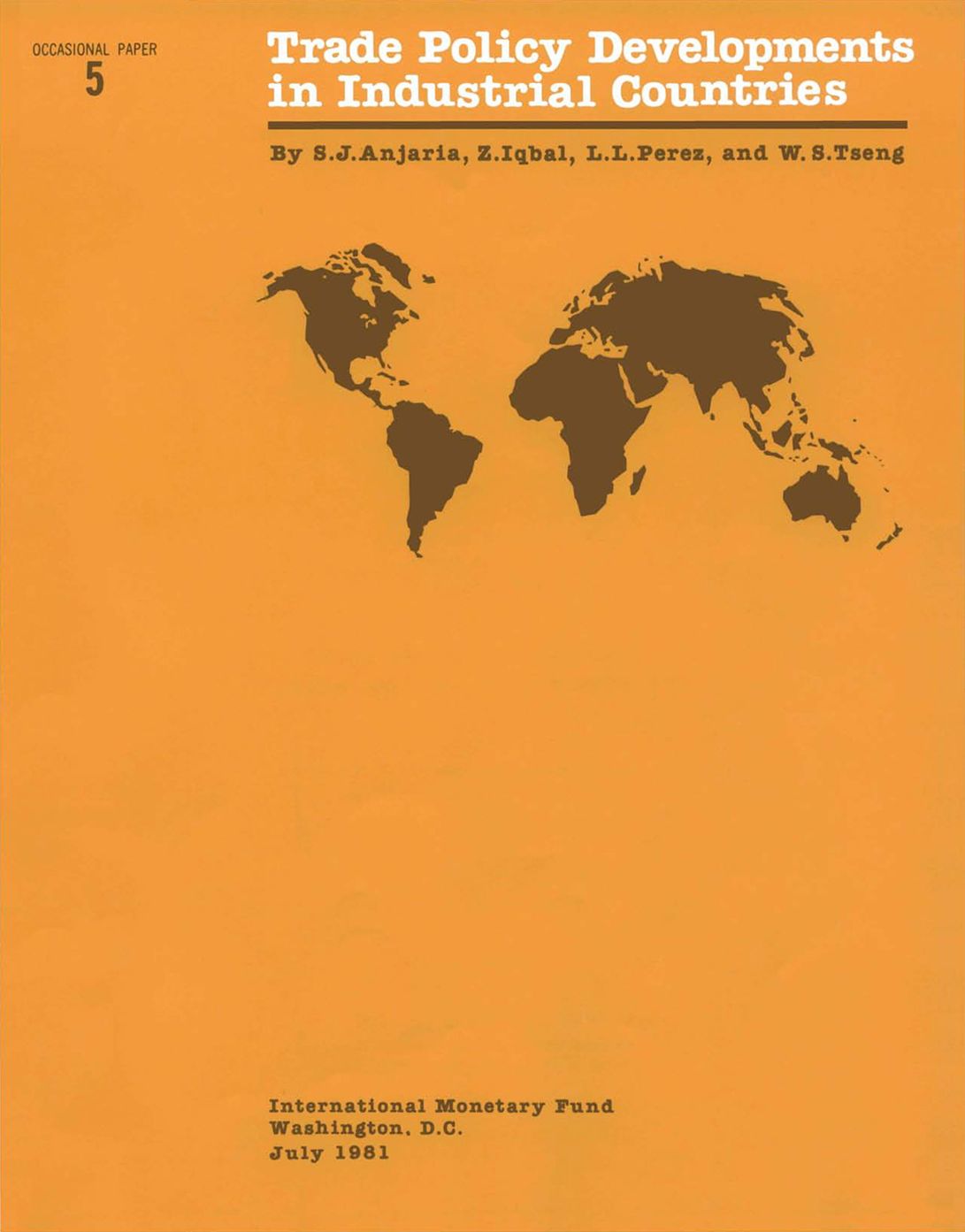 Trade Policy Developments in Industrial Countries
