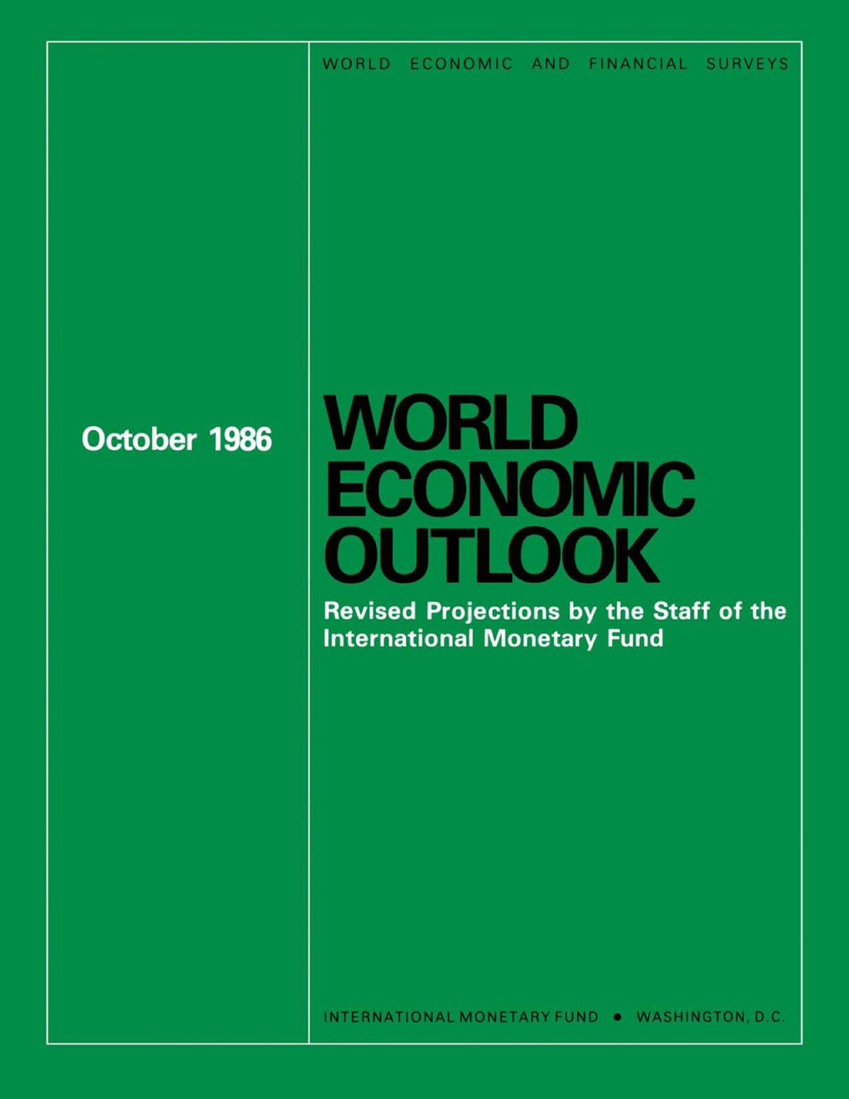 World Economic Outlook, October 1986 (English)