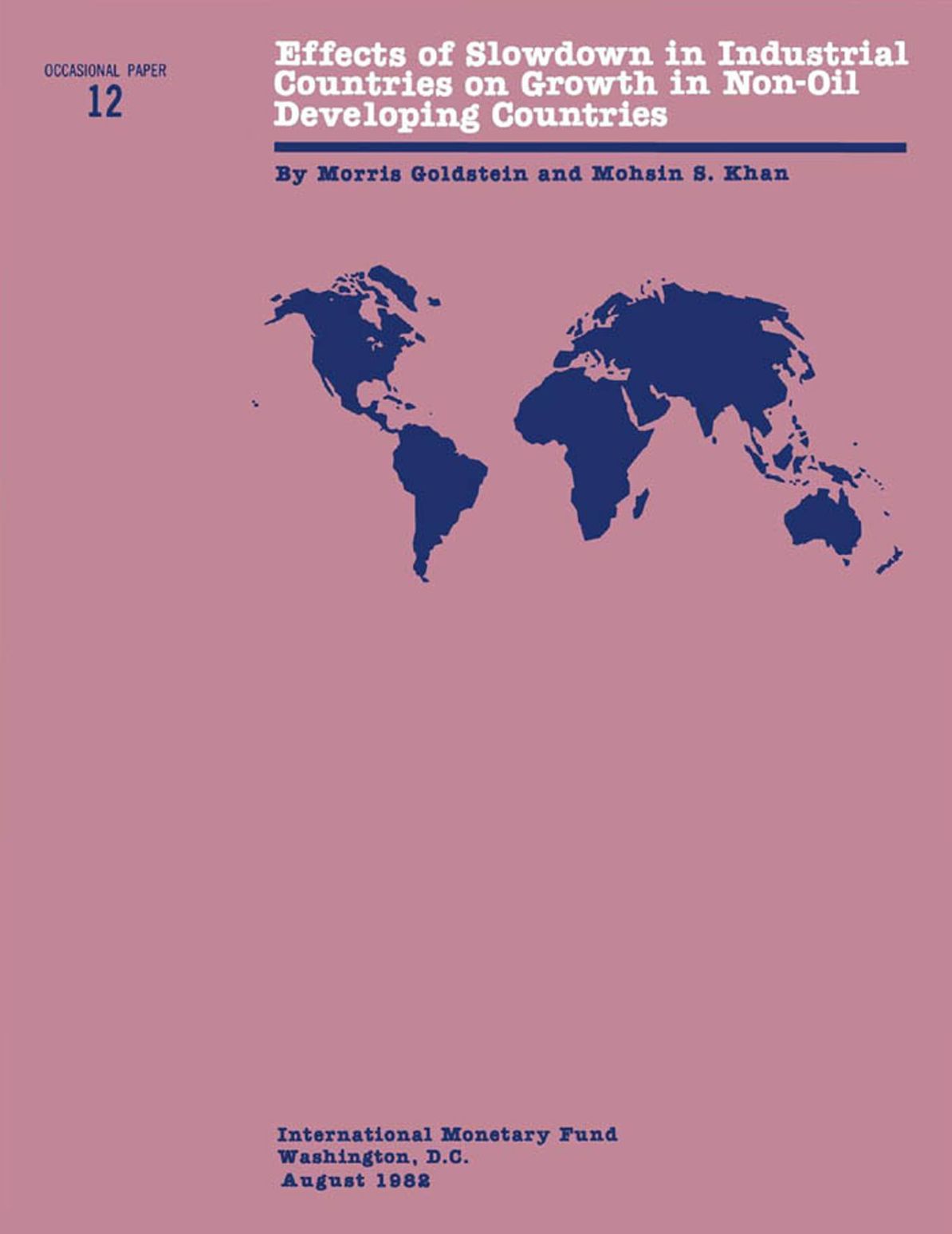 Effects of Slowdown in Industrial Countries on Growth in Non-Oil Developing Countries