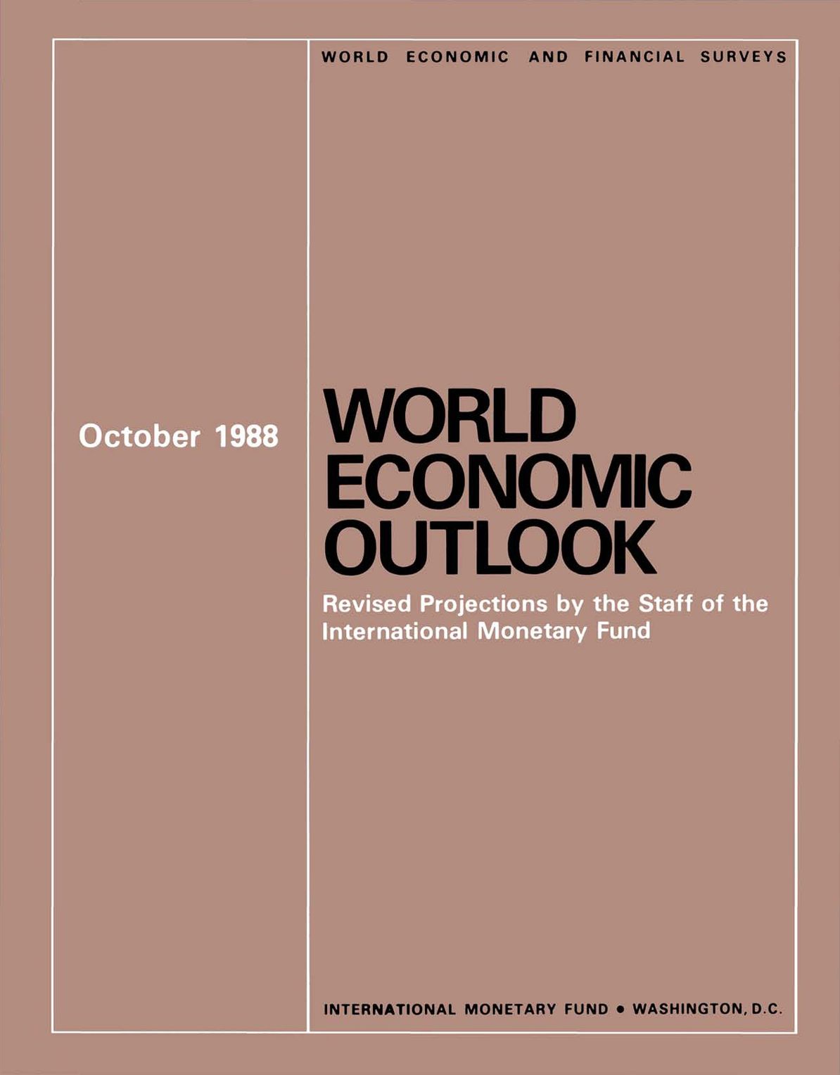 World Economic Outlook, October 1988 (English)