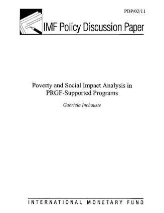 Poverty and Social Impact Analysis in PRGF-Supported Programs
