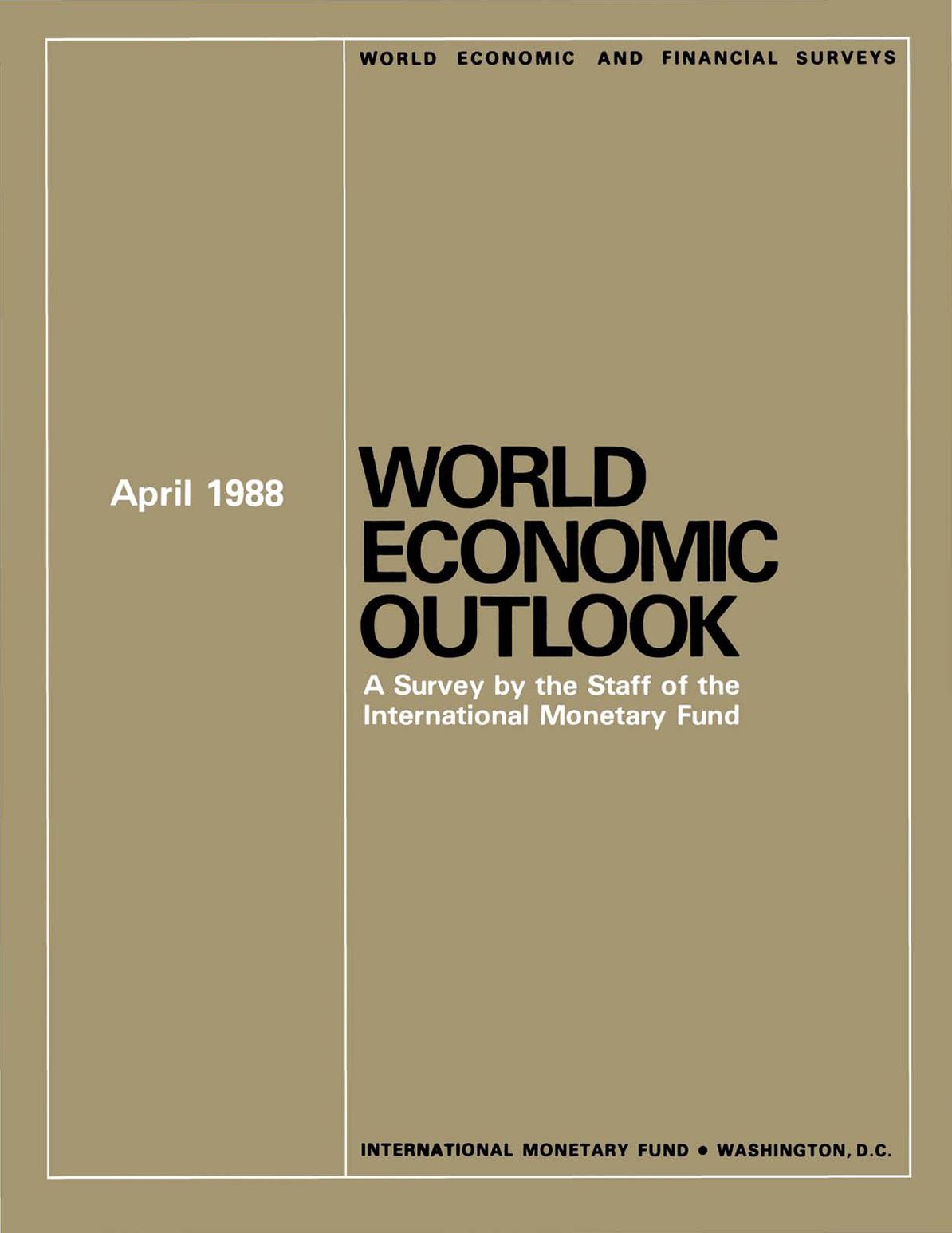 World Economic Outlook, April 1988 (English)