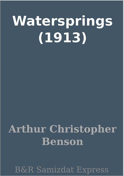 Watersprings (1913)