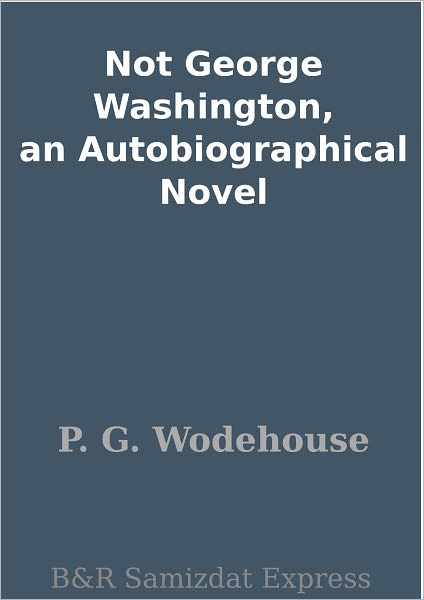 Not George Washington: An Autobiographical Novel