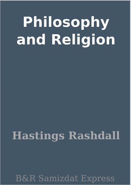 Philosophy and Religion