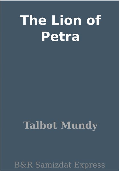 The Lion of Petra