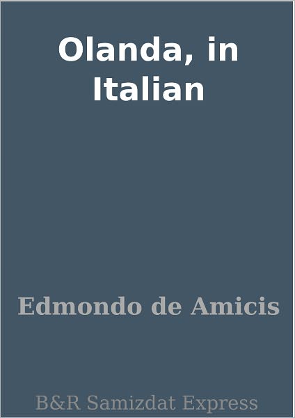 Olanda, in Italian
