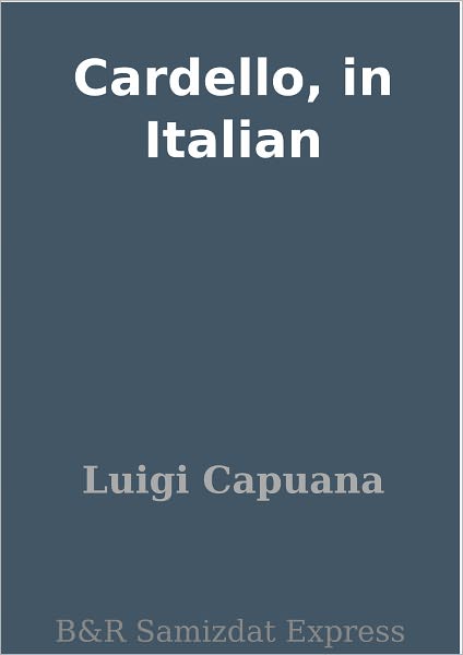 Cardello, in Italian