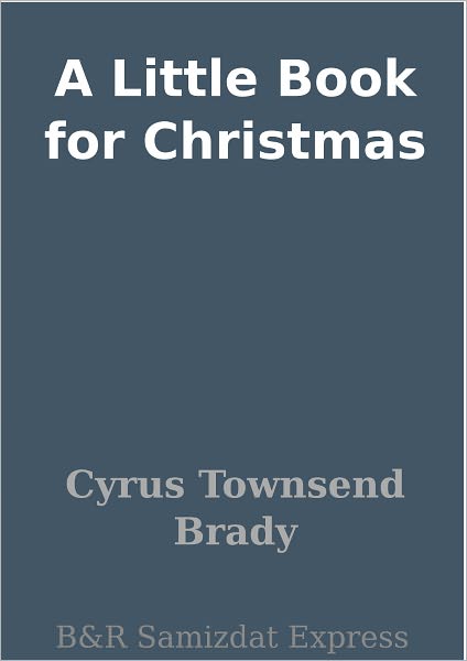 A Little Book for Christmas