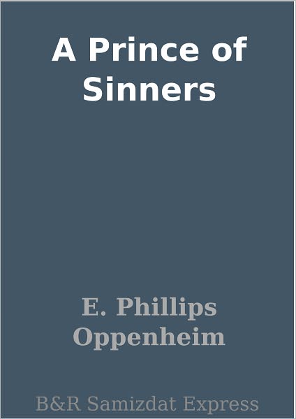 A Prince of Sinners