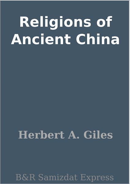Religions of Ancient China