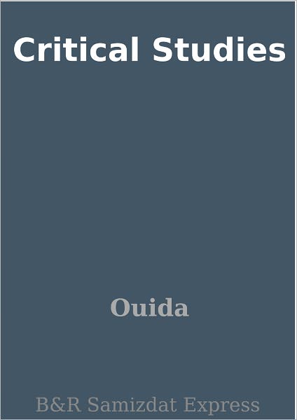 Critical Studies