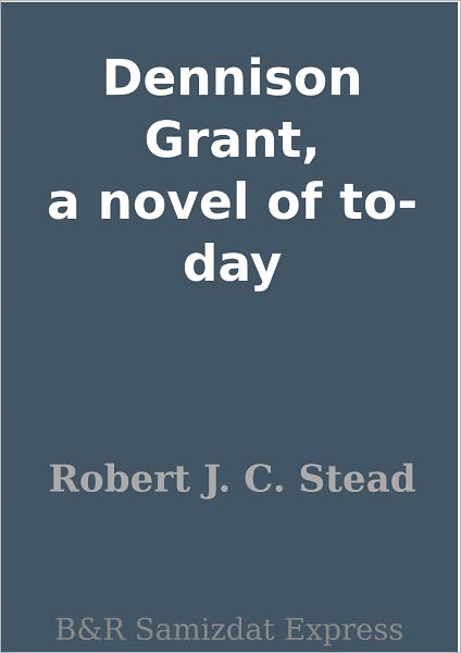 Dennison Grant, a novel of to-day