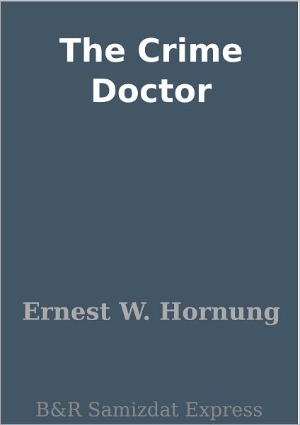 The Crime Doctor