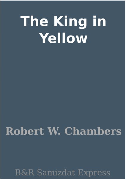 The King in Yellow