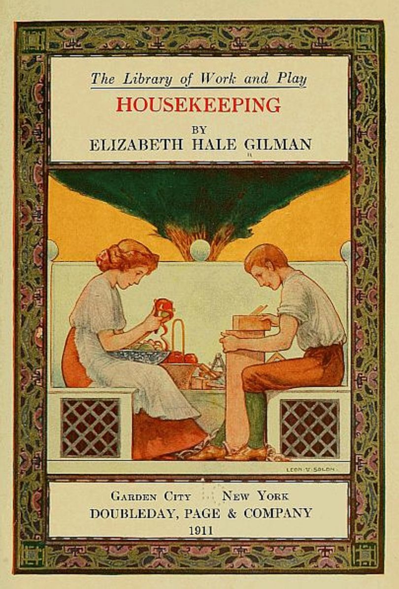 Housekeeping, from The Library of Work and Play (Illustrated