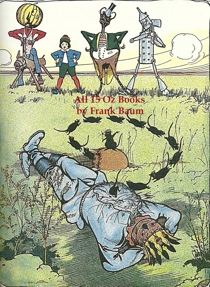 The Oz Books by Frank Baum, All 15 of Them, All Illustrated