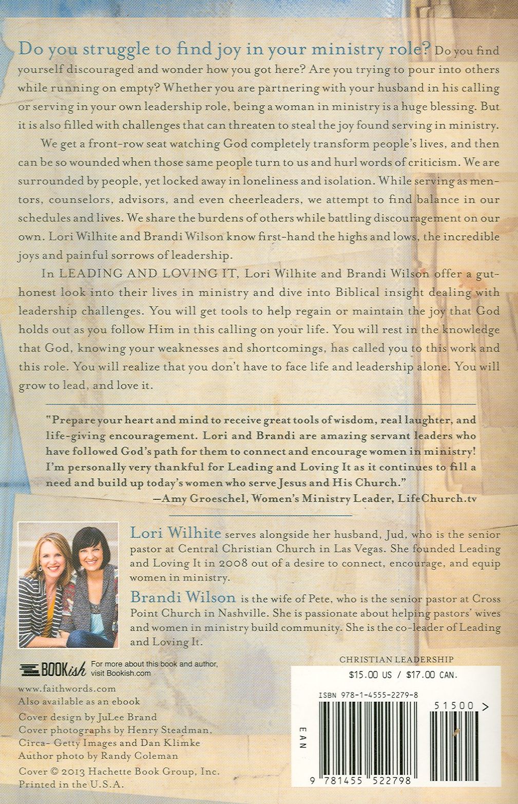 Leading and Loving It: Encouragement for Pastors' Wives and Women in Leadership