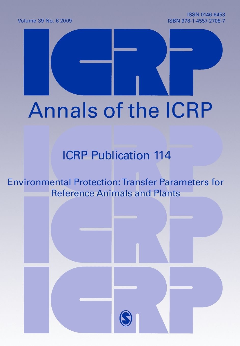 ICRP Publication 114: Environmental Protection: Transfer Parameters for Reference Animals and Plants