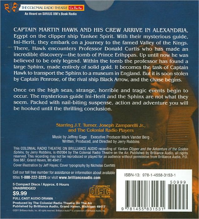 Yankee Clipper and the Adventure of the Golden Sphinx (The Colonial Radio Theatre on the Air)