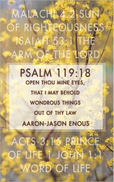 Psalm 119:18 Open thou mine eyes, that I may behold wondrous things out of thy law