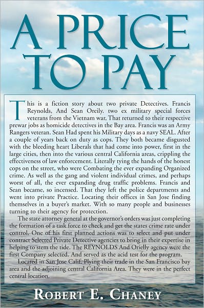 A PRICE TO PAY: NOT NECESSARILY MONEY