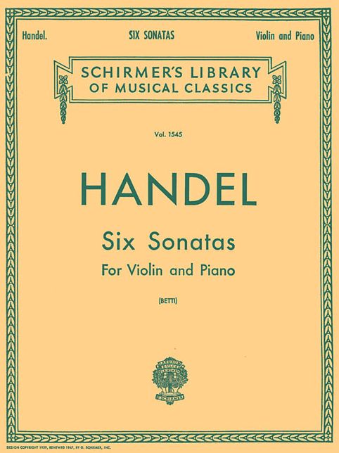 Six Sonatas: Violin and Piano