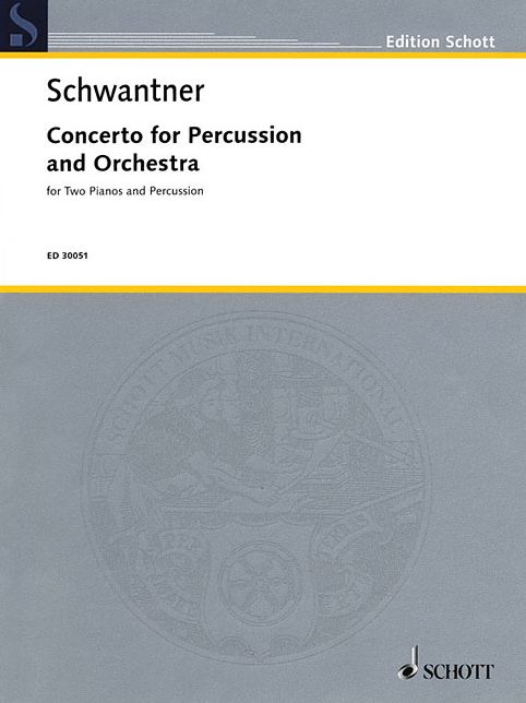 Percussion Concerto No. 1: Percussion and 2 Pianos, 4 Hands Reduction