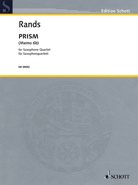 Prism (Memo 6b): for Saxophone Quartet