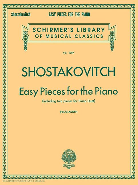 Easy Pieces for the Piano (including 2 Pieces for Piano Duet): Piano Solo