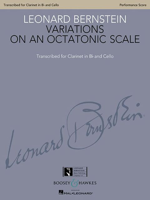 Variations on an Octatonic Scale: Transcribed for Clarinet in B-flat and Cello Performance Score