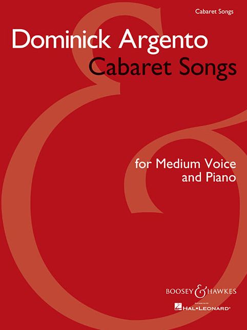 Cabaret Songs: Medium Voice and Piano