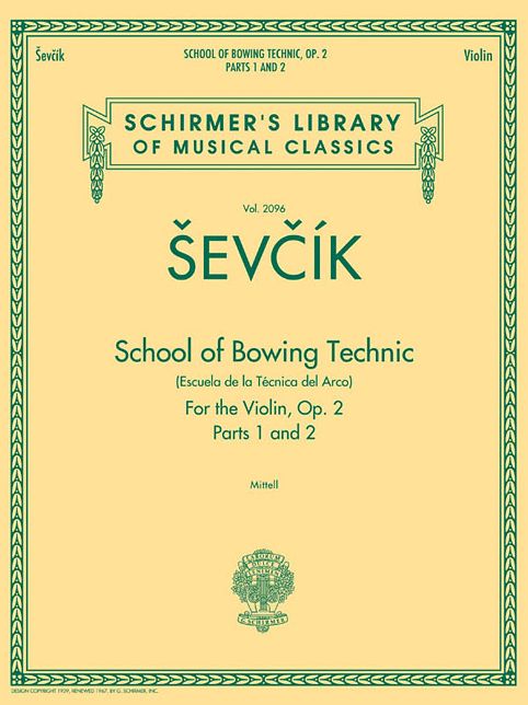 School of Bowing Technic, Op. 2, Parts 1 & 2: Violin