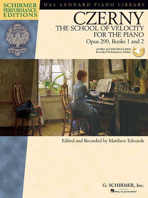 Carl Czerny - The School of Velocity for the Piano, Opus 299, Books 1 and 2: Includes access to online audio of full performances