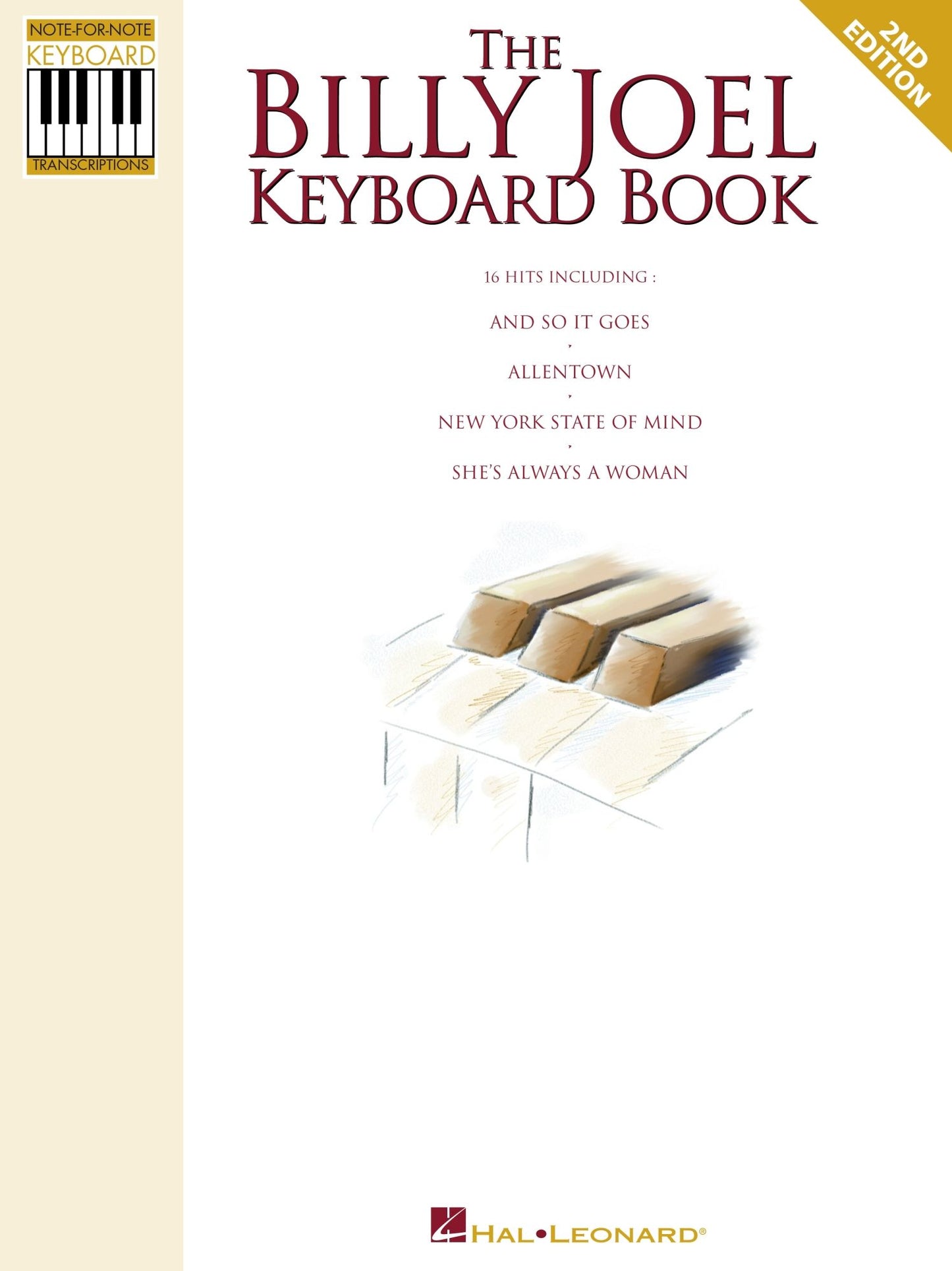 The Billy Joel Keyboard Book (Songbook): Note-for-Note Keyboard Transcriptions