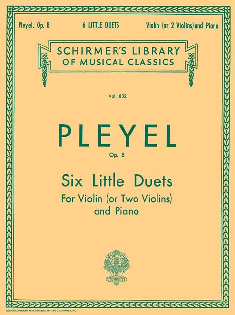 Six Little Duets, Op. 8: Violin and Piano