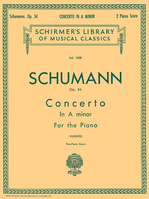 Concerto in A Minor, Op. 54 (2-piano score): National Federation of Music Clubs 2014-2016 Selection Piano Duet