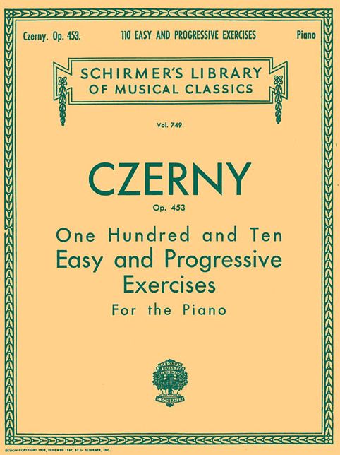 110 Easy and Progressive Exercises, Op. 453: Piano Technique
